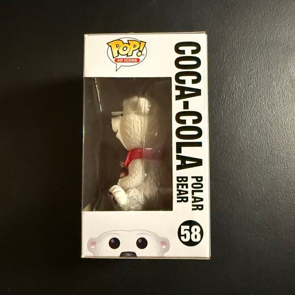 Funko Pop - Ad Icons - Coca-Cola Polar Bear #58 - Holiday - Christmas - Picture 6 of 6